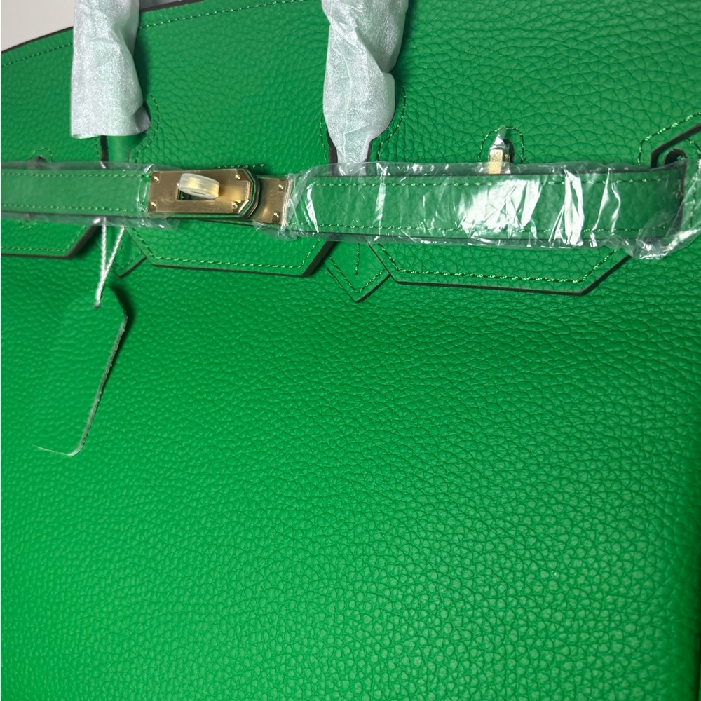 Genuine leather green wirkin - Picture 4 of 6